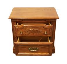 Broyhill Furniture Solid Oak Country French Style 26" Two ...