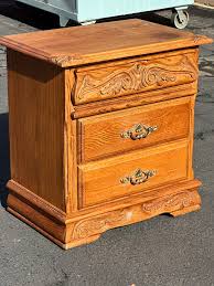 Vintage Oakwood Interior Nightstand