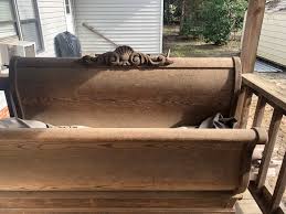 Project Piece Sleigh Bed