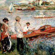 Oarsman At Chatou By Renoir Painting by Pierre-auguste ...