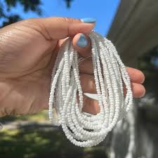 White waist bead – The House Of Beads