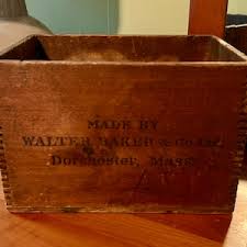 Vintage Walter Baker Box, Walter Baker, Kitchen Storage, Dorchester, Pantry Box, Boston, Bathroom Storage, Chocolate Box, Vintage Kitchen - Etsy