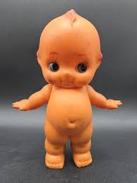 Kewpie Doll Jointed Arms Squeaky Rubber Toy 7.5” Japan ...