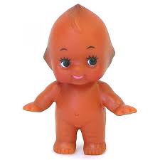 Obitsu Kewpie Baby 5cm Tan Skin Stand Doll QP-Q050-AMX1