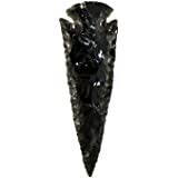 Paialco Natural Obsidian Gemstone Dragonglass Arrowhead Shape | Desertcart Belize