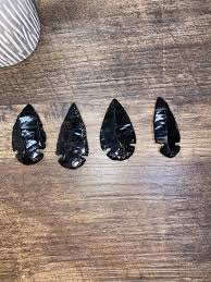 Obsidian Arrow Gemstone Healing Crystal Black Chakra Witchy ...