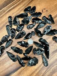 Obsidian Arrowhead One - Etsy