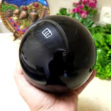 XXL Black Obsidian Sphere (5.3", 3170g) - Chakra & Energy ...