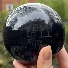 Obsidian Crystal Ball for Feng Shui & Energy Protection ...