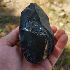Raw Gray Striped Obsidian Specimen - Rough Unpolished - 14 ...
