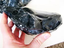 3 Obsidian Chunks, Raw, Knapping Supply, Volcanic Glass Gold ...