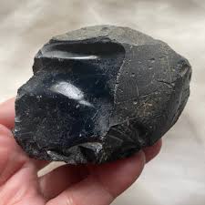 Spiderweb Obsidian natural glass – Song of Stones