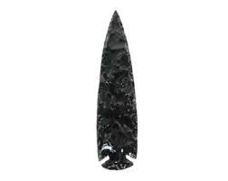 One (1) Black Obsidian Arrowhead: 6" (76-BO60) Y1M - Etsy