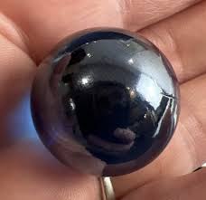 Blue Oil Shooter Marble Glass Marble 1 inch Opaque | eBay