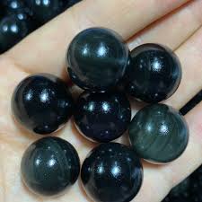 Natural Choi obsidian Sphere Quartz Crystal Ball Reiki ...