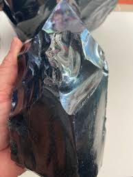 Buy Black Obsidian Point, Large 4 Lbs, Show Piece- Blessed Online in India - Etsy