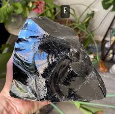 Buy Black Obsidian Natural Raw Stone Large | Metaphysical Healing and Home Decor | Negative Energy Protection | Choose Your Own Gem Online in India - Etsy
