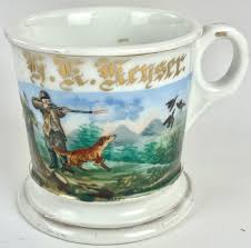 Lot - Four Occupational Shaving Mugs