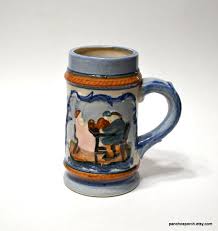 Vintage Occupied Japan Beer Stein: Blue Tavern Scene Mug - Etsy
