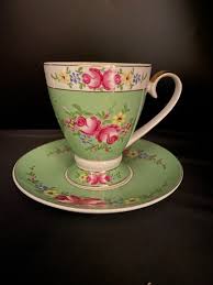 Sorelle Fine China Footed Cup & Saucer Set - China Dinnerware - Etsy