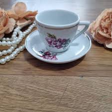 Xícara de Café Pozzani Vintage | Porcelana Pozzani Vintage ...