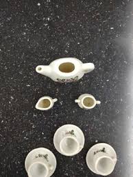 Vintage Miniature Tea Set Pink Flower Mini Tea Set Made In Japan (9 Pieces) | eBay