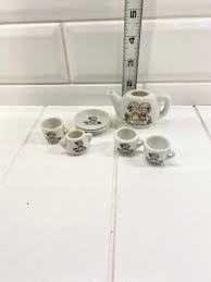Vintage Occupied Japan Tiny Bone China Toy Tea Set, Vintage Tea Set, Bone China Tea Set, Kitchen Toys, Vintage Tea Cups, Set of 8 - Etsy