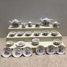 26 Piece Lot Vintage Children's Ceramic tea set Made In Japan -2 Different Kind | eBay