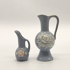 Two Miniature Blue Pitchers Marked Occupied Japan | eBay