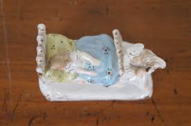 German Victorian Fairings Figurine When Man is Married Trouble Begins 4"