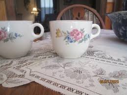 2- Vintage Scio Pottery Hazel Pattern Coffee Cups | eBay