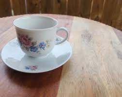 Wissterliug, Schwarzenbach Bavaria Germany Floral Teacup and ...