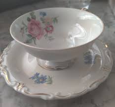 Vtg ALKA Bavaria cup & saucer flowers | eBay