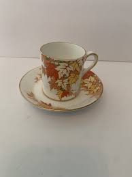 Royal Stafford Bone China Autumn Fall Leaves Coffee Cup ...