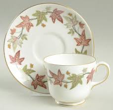 Ivyhouse Footed Cup & Saucer Set by Wedgwood | Replacements ...