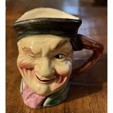 VINTAGE MAN JAPANESE Pitcher Cup Small Japan Antique - Etsy