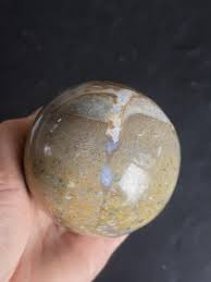 Grounding Ocean Jasper Sphere: Calming Orbicular Crystal ...