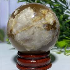 Natural Sphere Cherry Agate Crystal Ball Natural Gemstones ...