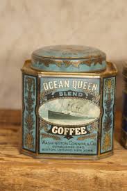 Vintage Tetley Tea Bags Tin + Ocean Queen Coffee Tin | eBay