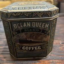 Vintage Ocean Queen Blend Coffee Tin - Etsy