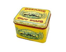 1970s Oceanic Cut Plug Tobacco Tin - Etsy
