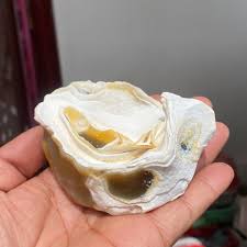 211g Natural Rare Naturally Shaped Tubular Agate Mineral ...