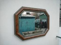 Geschliffener Spiegel Oktogonaler Spiegelrahmen Radica Und Gold 87 x 65 Cm | eBay