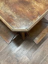 RARE H J LINTON ANTIQUE DROP LEAF SERVING CART PARIS FRANCE ...