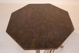 Lot - Bamboo Octagonal Side Table