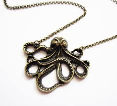 Brass Octopus Necklace, Octopus Jewelry Necklace, Large Octopus Pendant, Big Octopus Necklace, Kraken, Cthulhu, Squid, Octopus Necklace - Etsy Australia