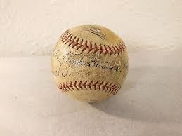Vintage 1934 Chicago Cubs Signed Baseball, Gabby Hartnett ...