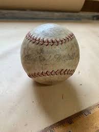 VINTAGE Official Softball Inseam Wool Center Leather Used ...