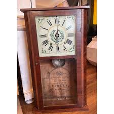 Early American Clock by Wells Forbes - Woodworks | Chairish