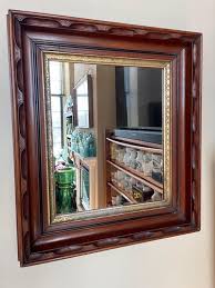 Large Eastlake Victorian Mirror Carved Wood - Etsy